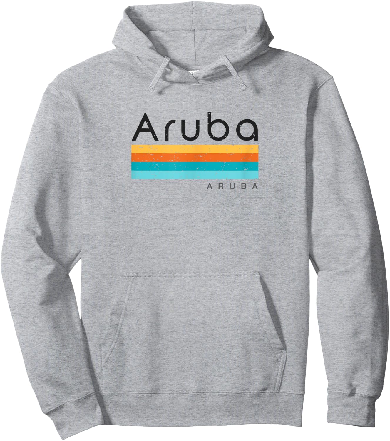 Vintage Aruba Retro Design Hoodie - Hoodie | Ash