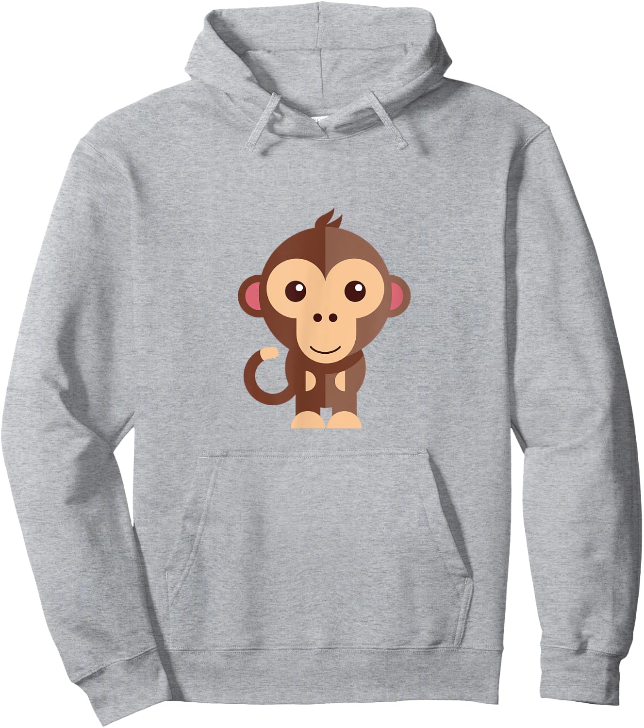 Cute Monkey for Kids Hoodie - Hoodie | Ash