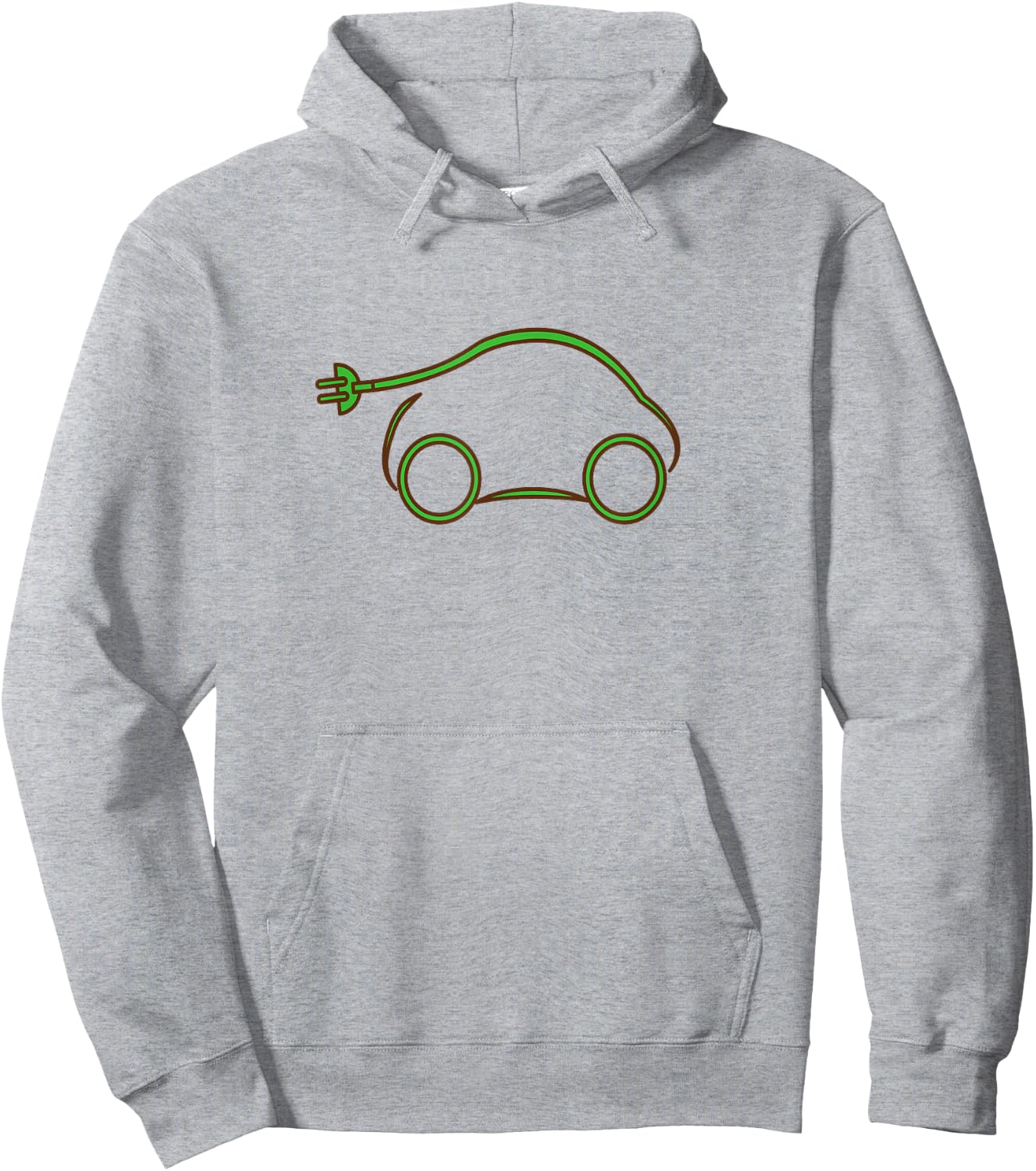 Smart Car Electric Car Vehicle Hoodie - Hoodie | Ash