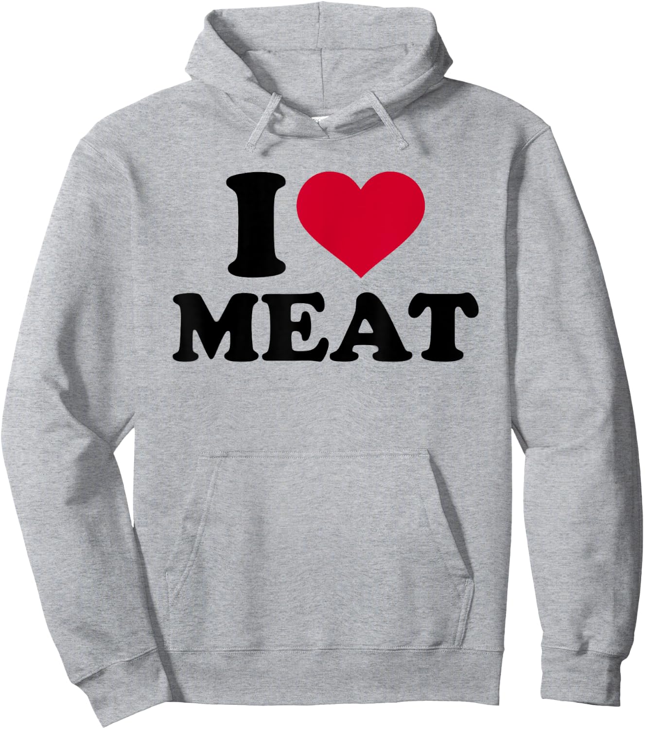 I love meat Hoodie - Hoodie | Ash