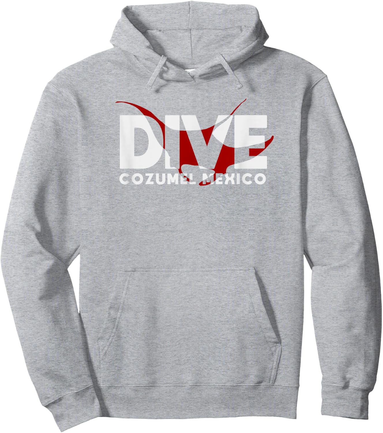 DIVE Cozumel Mexico SCUBA DIVING Diver Manta Ray Hoodie - Hoodie | Ash