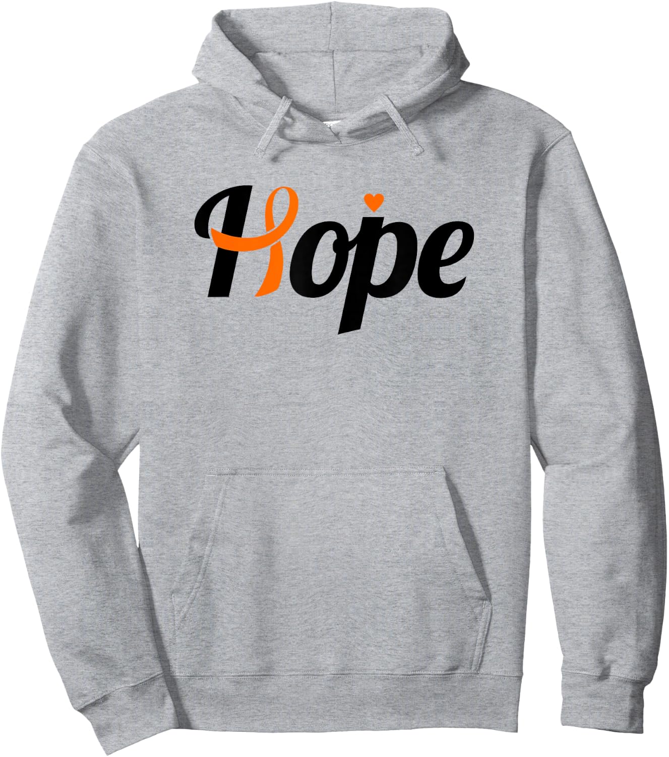 Hope - Leukemia Cancer Shirt Leukemia Cancer Support Gift Hoodie - Hoodie | Ash
