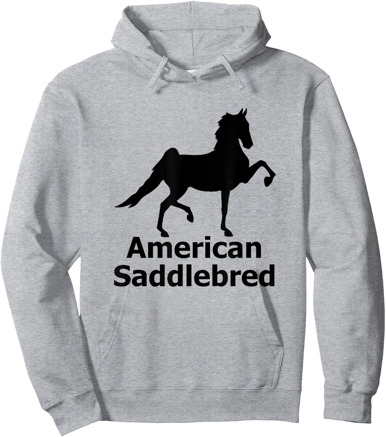 American Saddlebred Horse Training Gaited Horses Equitation Hoodie - Hoodie | Ash