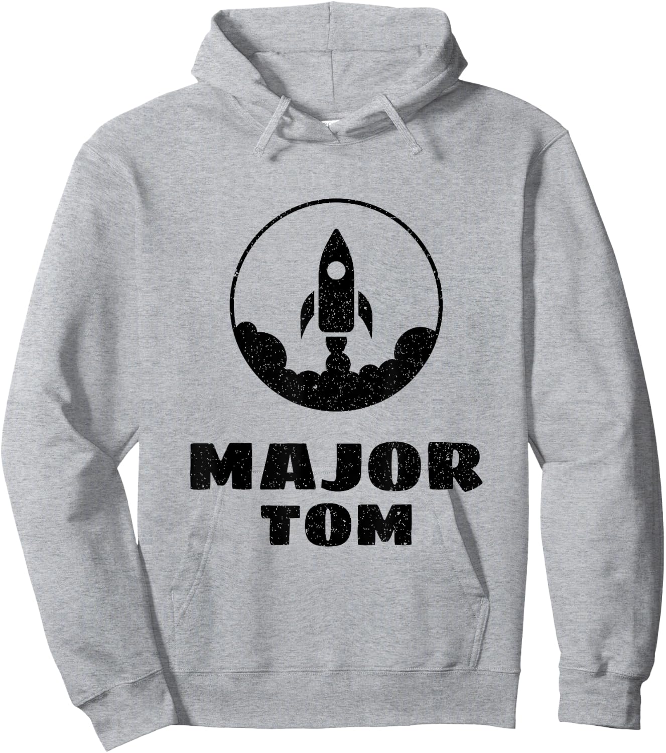 MAJOR TOM funny geeky casual Hoodie - Hoodie | Ash