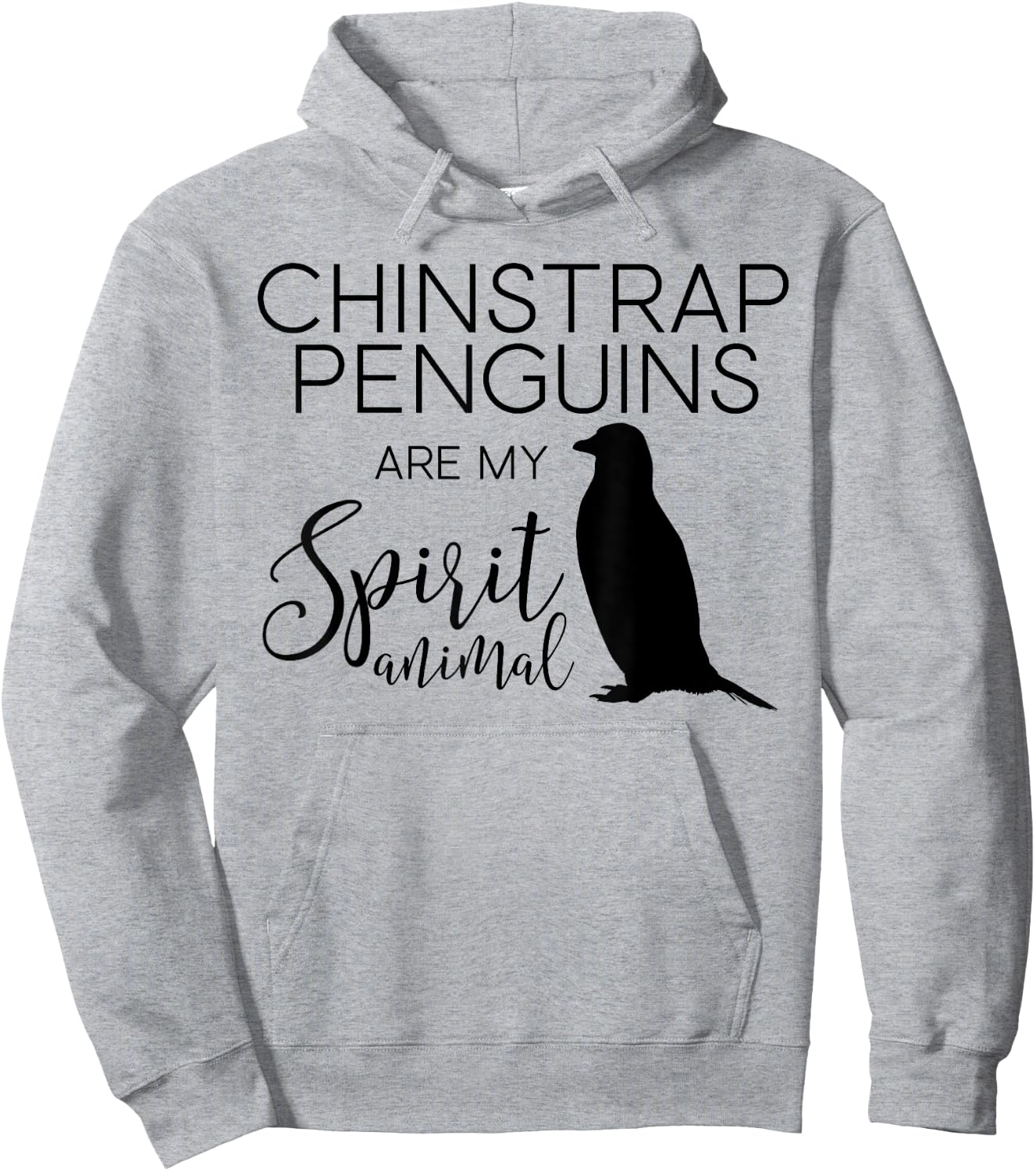Chinstrap Penguin Spirit Animal J000378 Hoodie - Hoodie | Ash