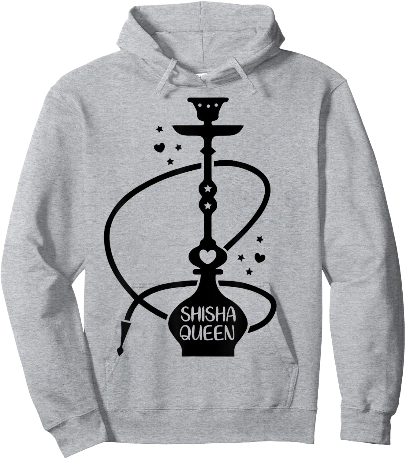 Hookah Lovers Shisha Queen Hoodie - Hoodie | Ash
