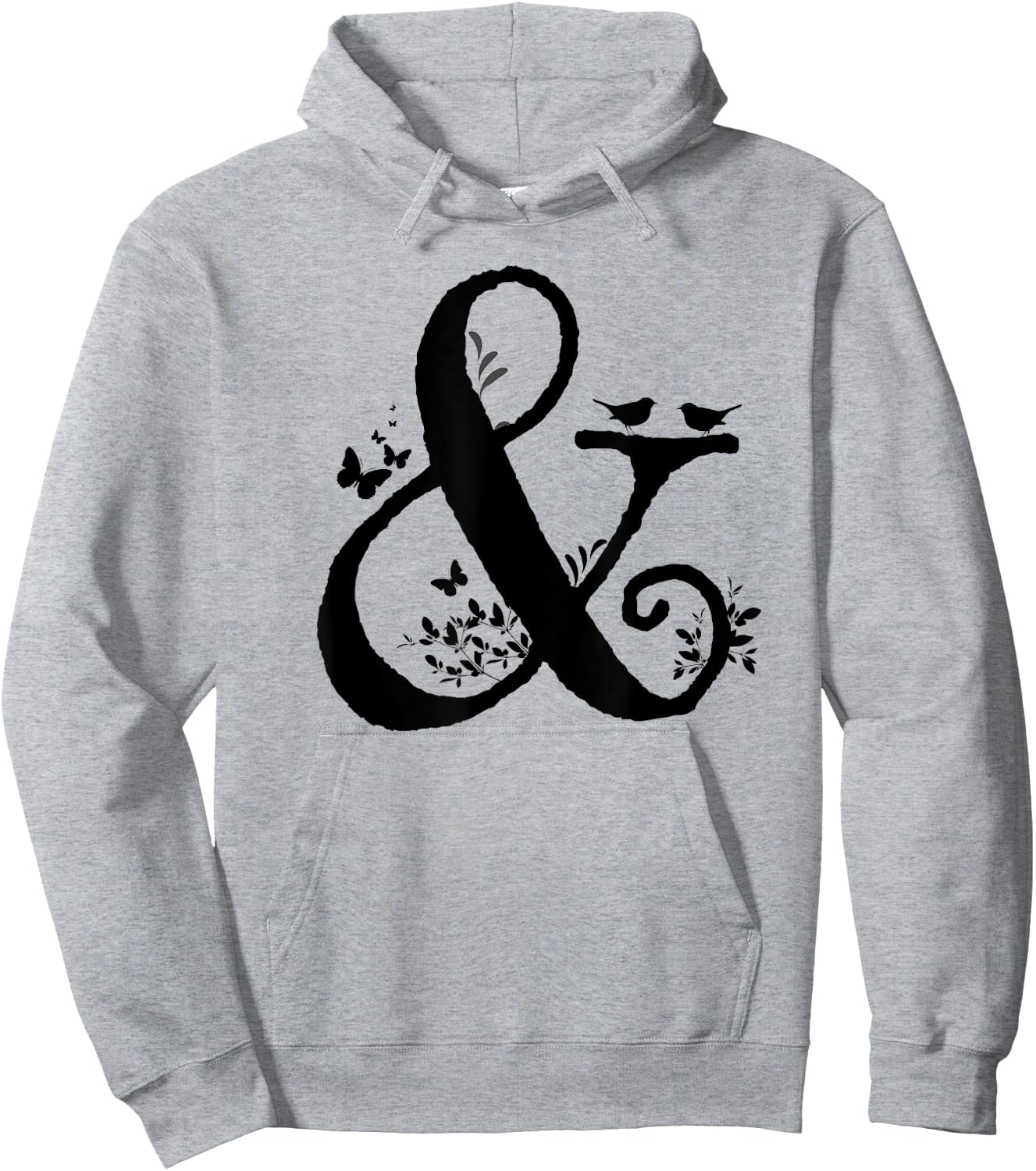 Ampersand Graphic Together Forever & Always Unity Symbol Hoodie - Hoodie | Ash