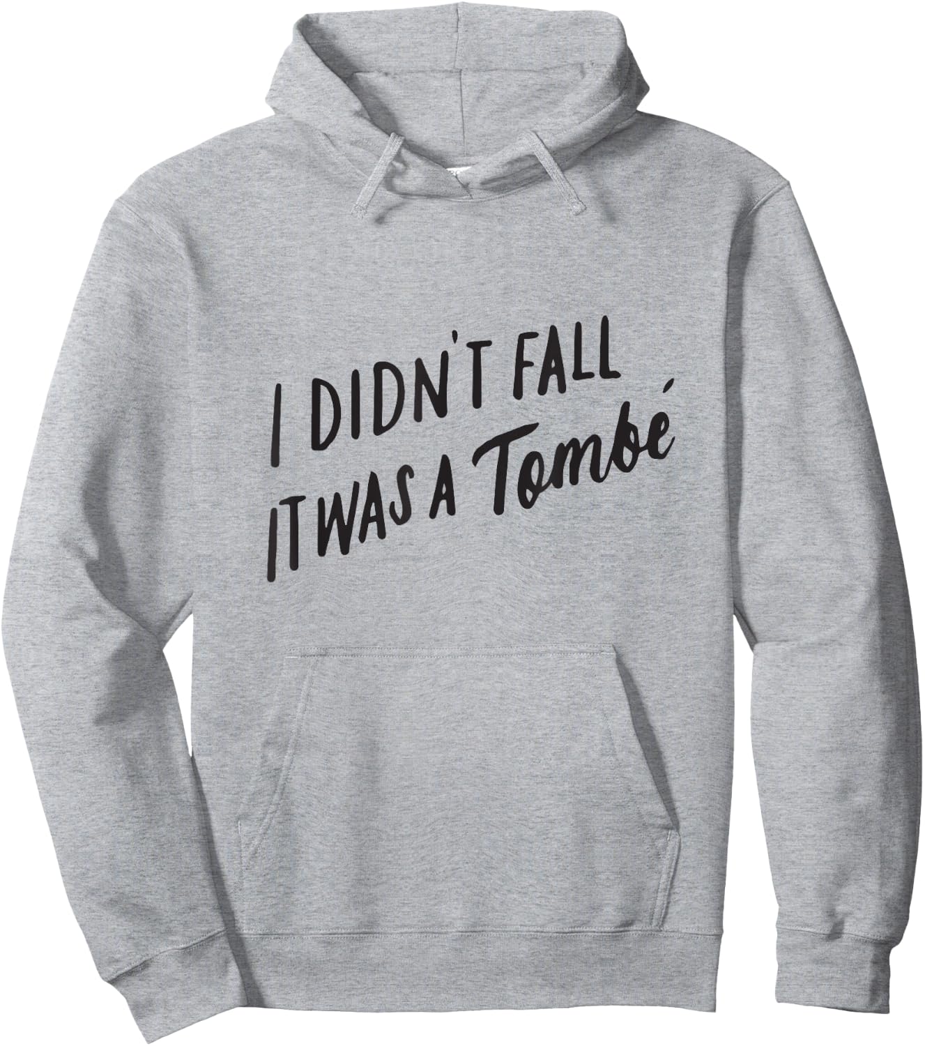 Funny Ballet Shirt, Ballerina Saying Gift , I Didn't Fall Hoodie - Hoodie | Ash