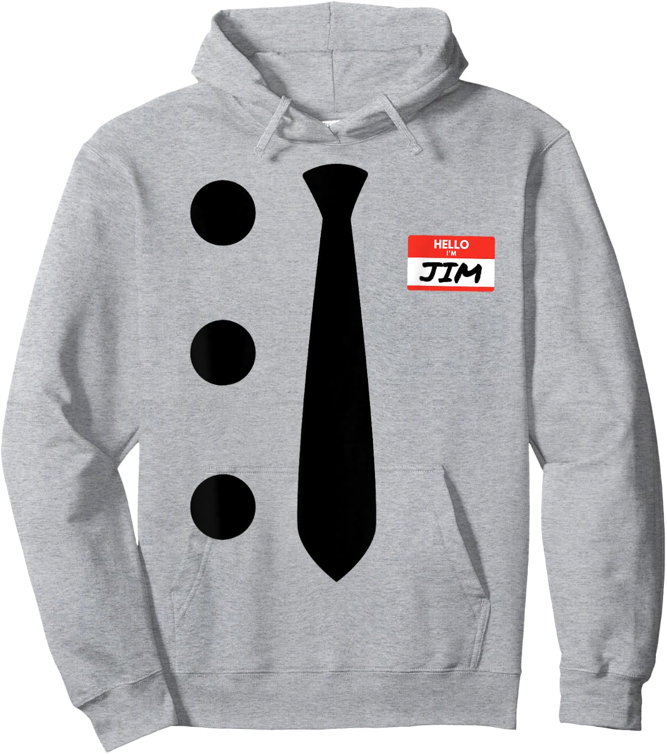 3 Hole Punch Jim Costume Hoodie - Hoodie | Ash