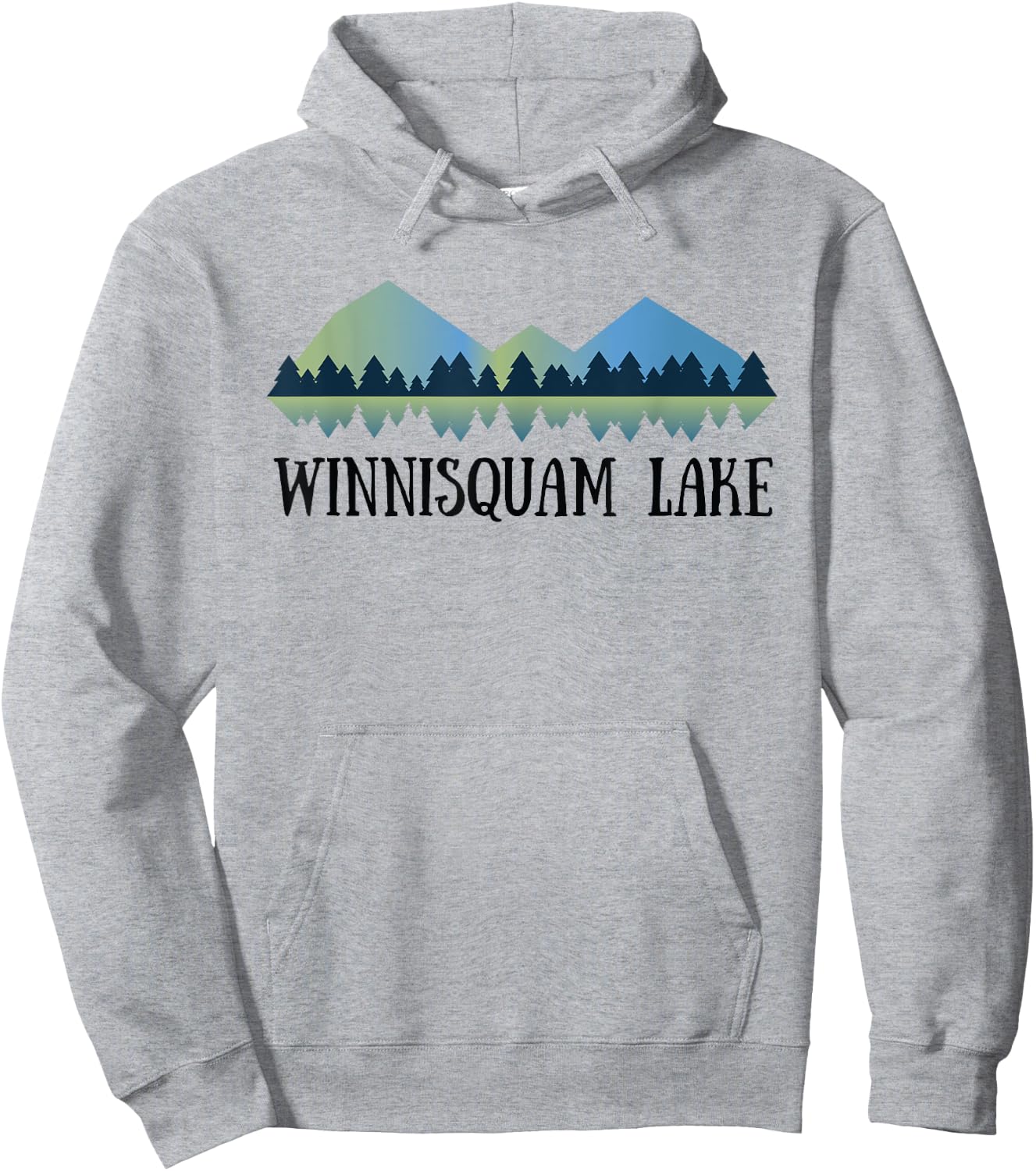 Winnisquam Lake NH Hoodie - Hoodie | Ash