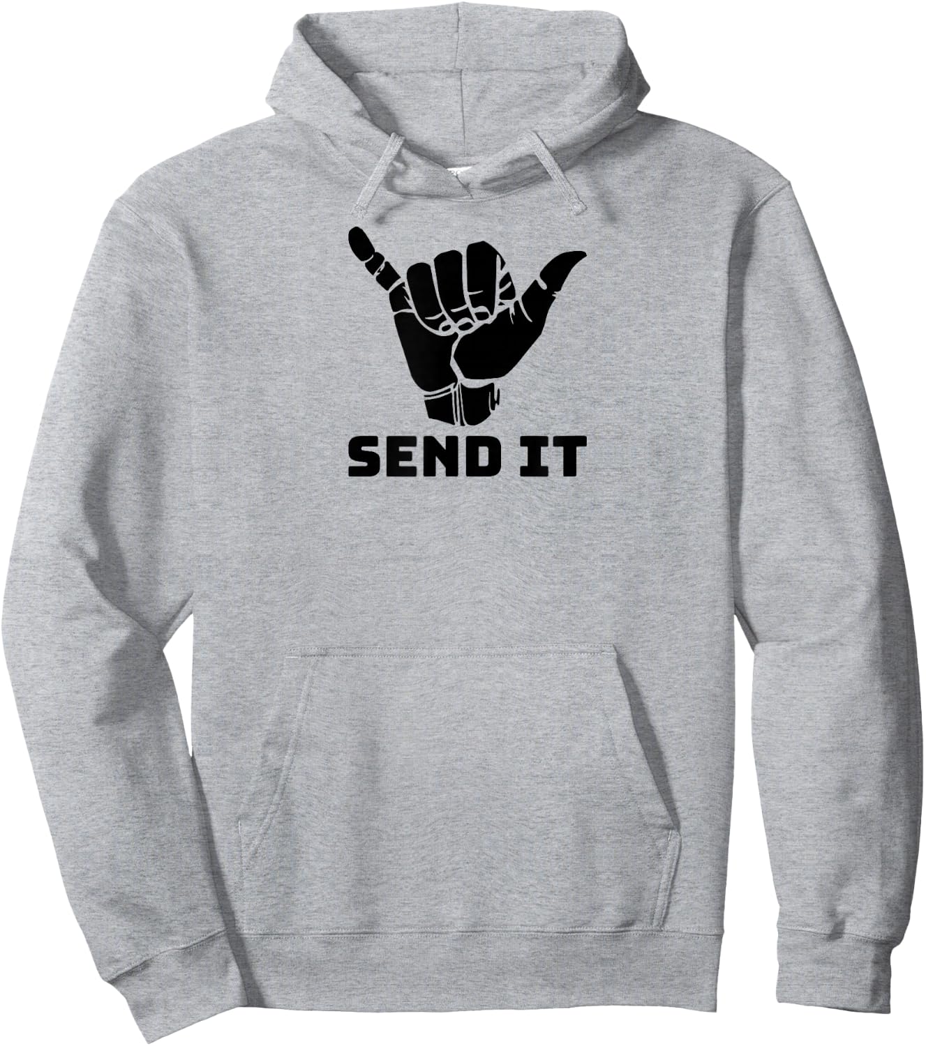 Send It hand signal MTB Hoodie - Hoodie | Ash
