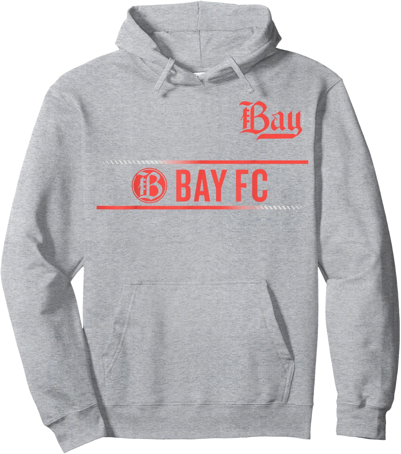 Officially Licensed Bay FC NWSL Soccer Apparel Hoodie - Hoodie | Ash