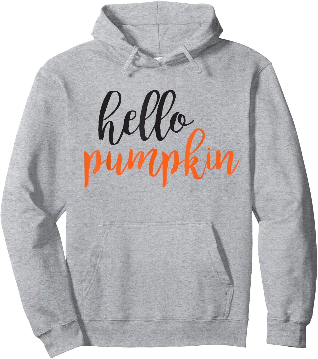 Hello Pumpkin Cute Pumpkin Spice Fall Hoodie - Hoodie | Ash