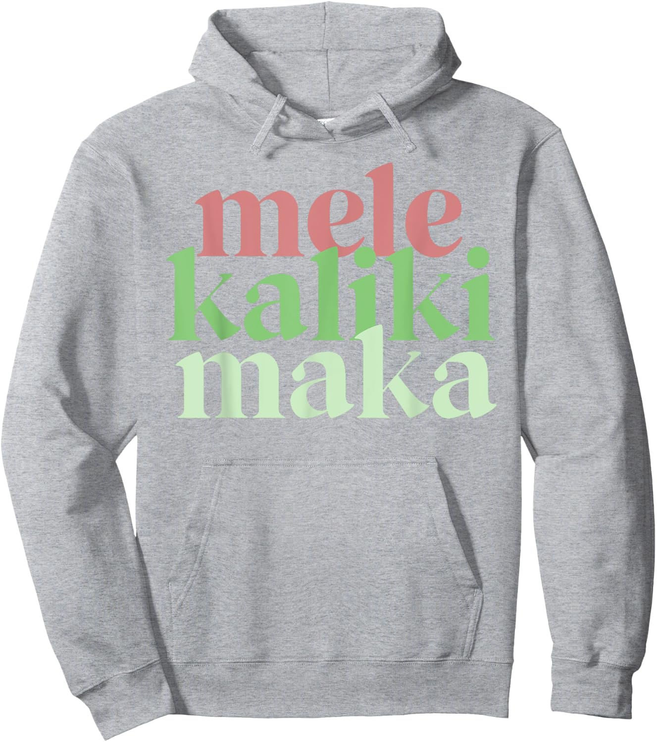 Mele Kalikimaka Retro Christmas Modern Hawaiian Women Hoodie - Hoodie | Ash
