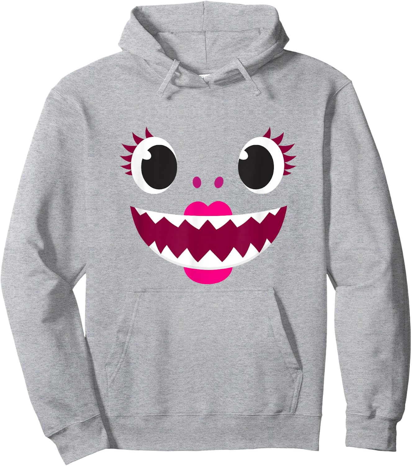 Pinkfong Baby Shark Mommy Shark Hoodie - Hoodie | Ash