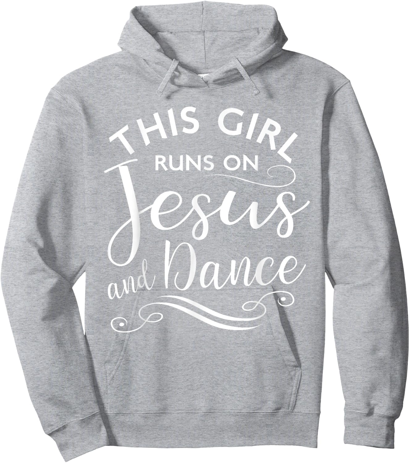 This Girl Runs On Jesus And Dance Christian Rehearsal Gift Hoodie - Hoodie | Ash