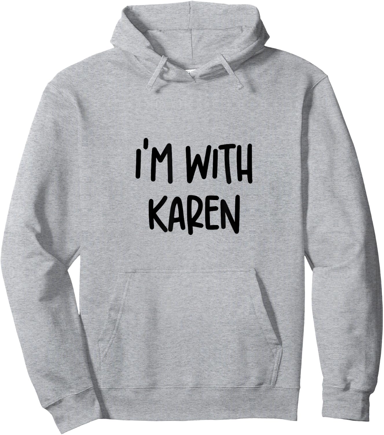 I’m With Karen Funny Karen Halloween Costume Matching Hoodie - Hoodie | Ash