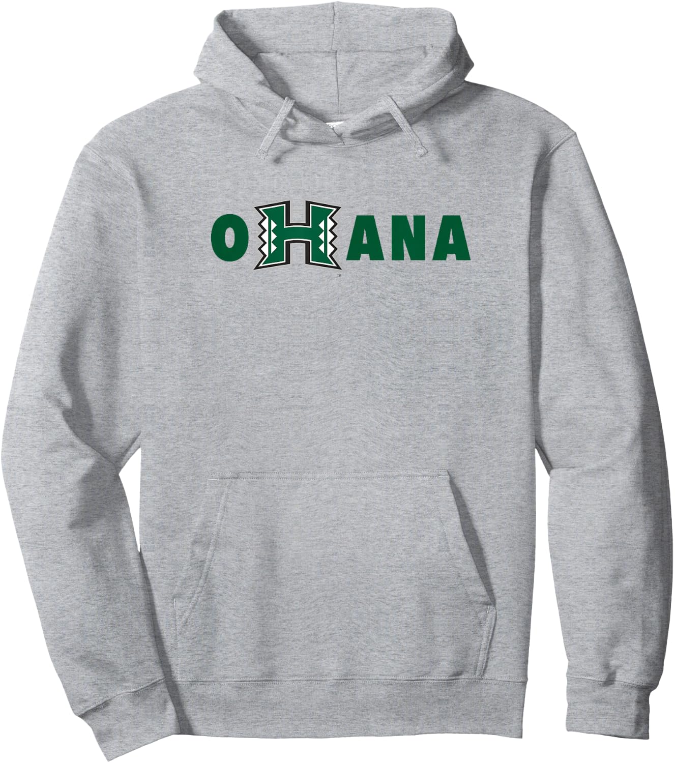 University of Hawaii Rainbow Warriors Ohana Hoodie - Hoodie | Ash