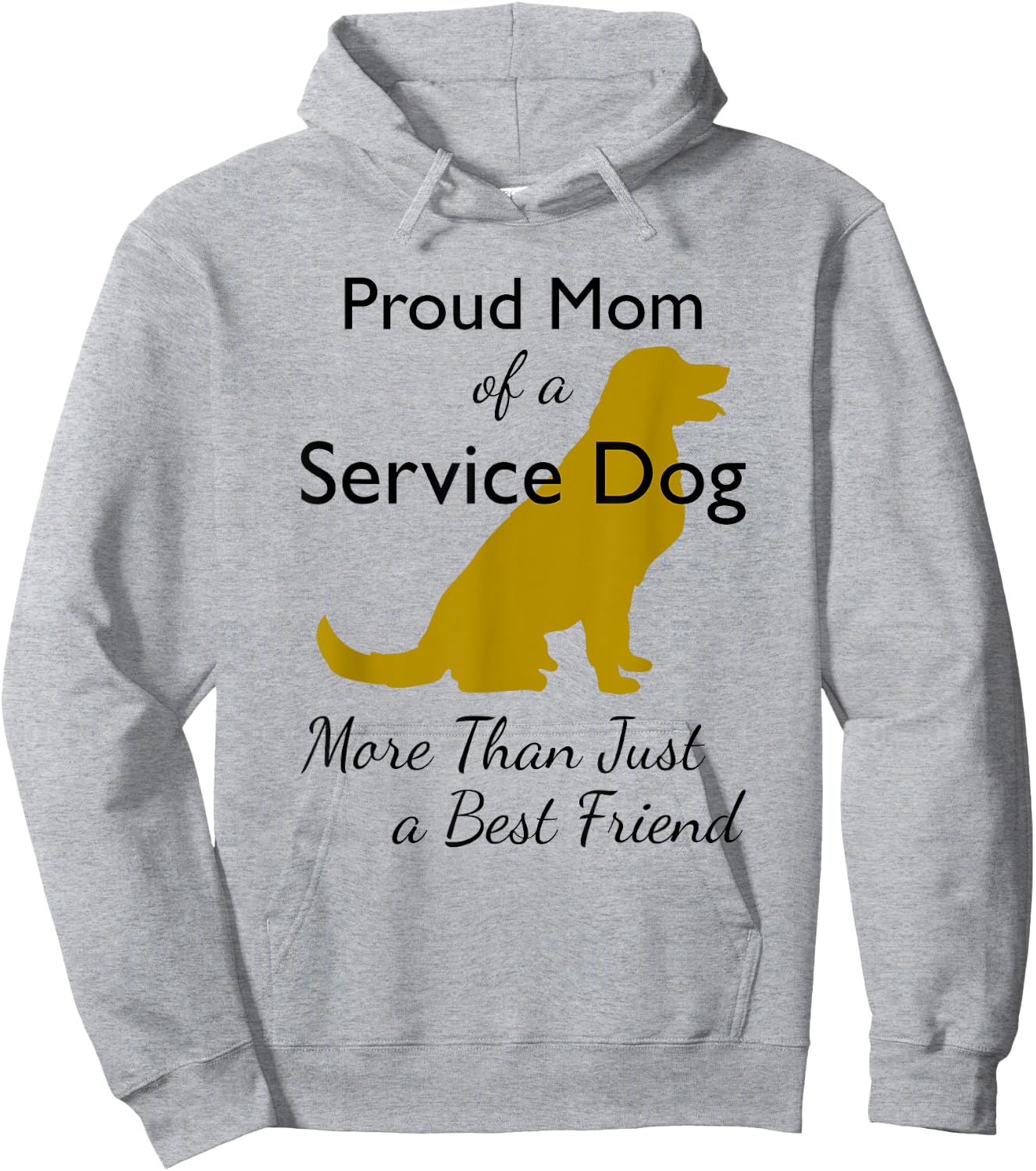 Service Dog | Service Dog Mom | Service Canine Men Women Girls Kids Hoodie - Hoodie | Ash