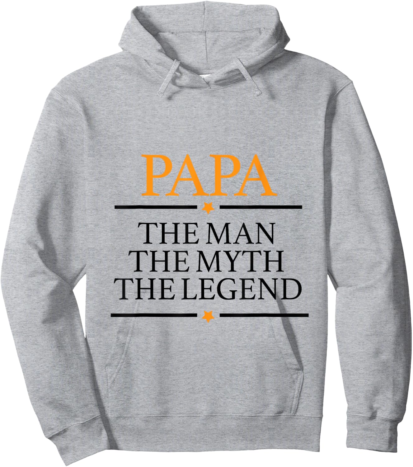 Papa The Man the Myth The Legend Hoodie - Hoodie | Ash