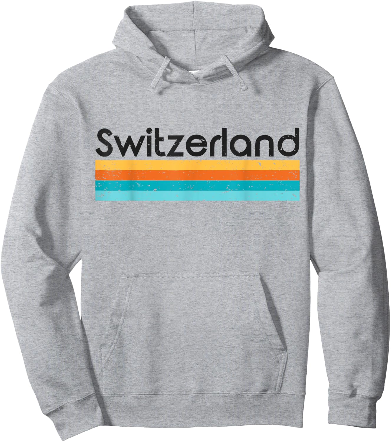 Vintage Switzerland Retro Design Hoodie - Hoodie | Ash