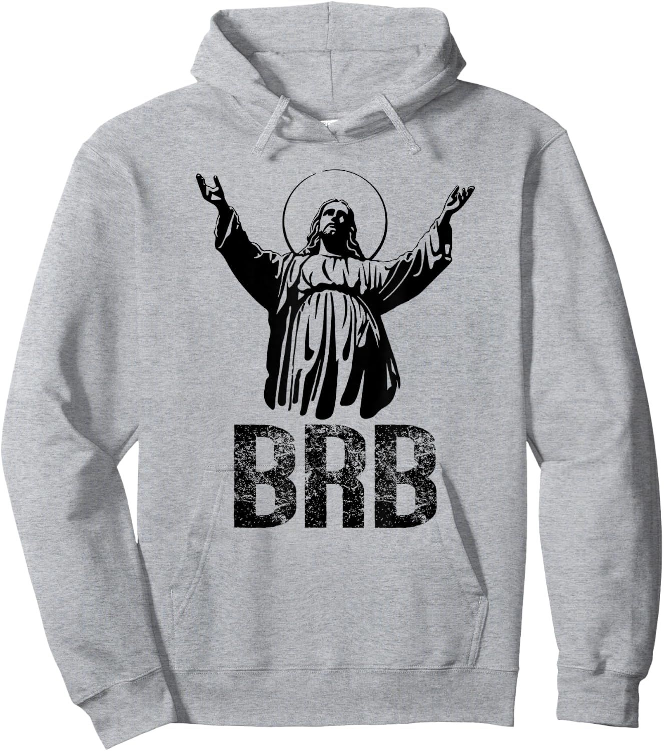 BRB JESUS | Cute & Gift S000125 Hoodie - Hoodie | Ash