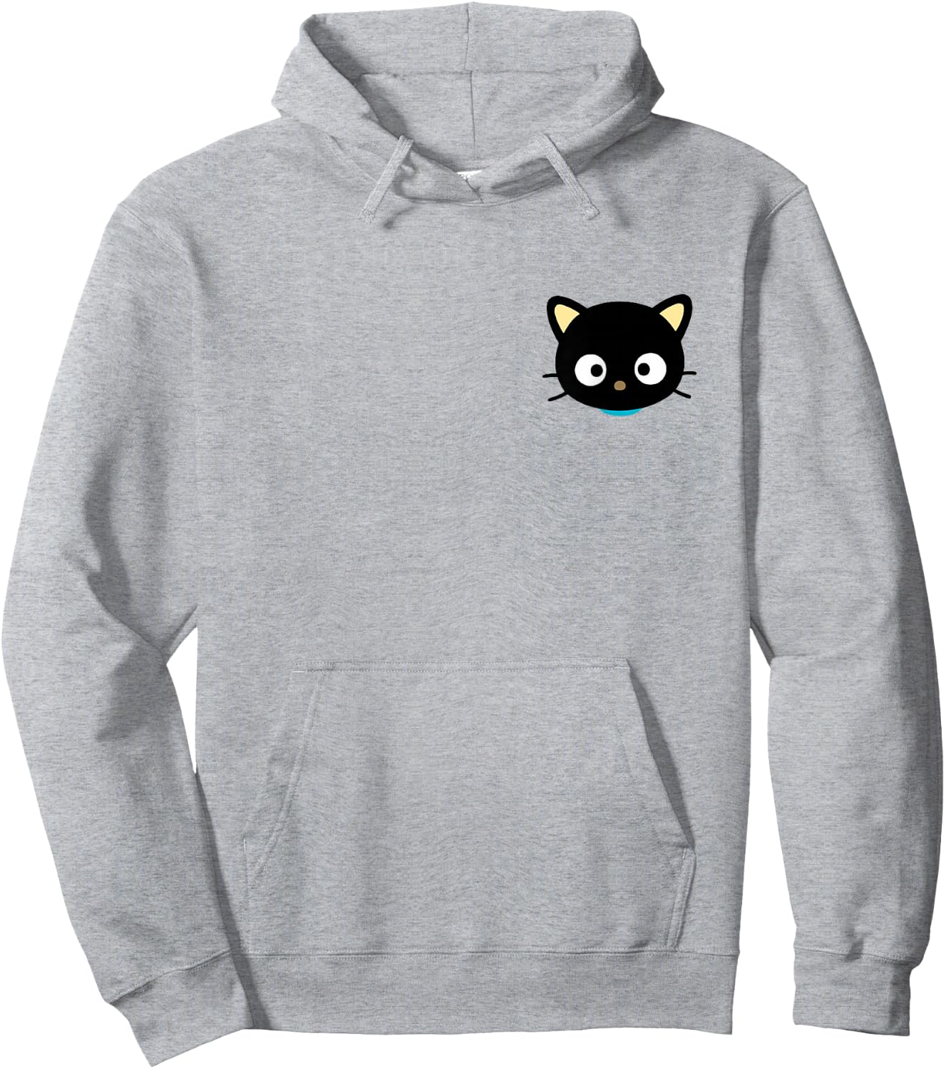 Chococat Front and Back Logo Shirt Hoodie - Hoodie | Ash