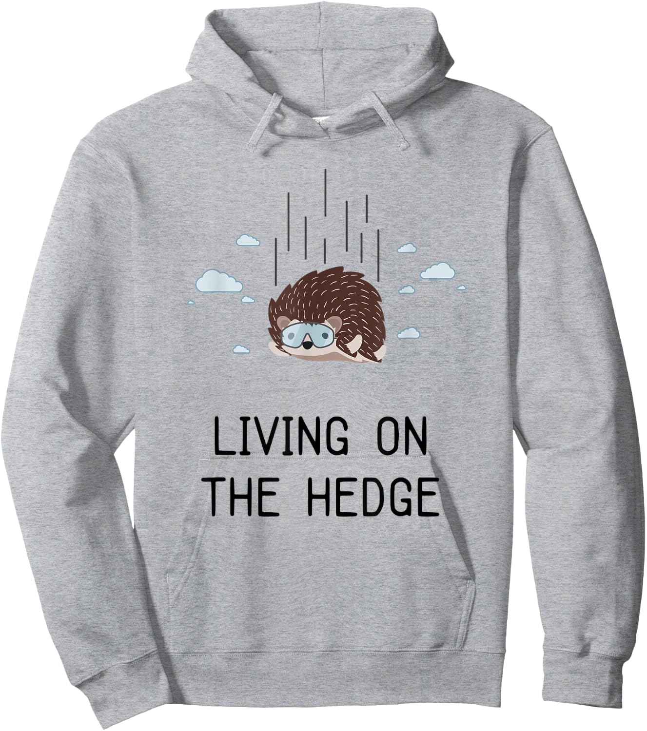 Hedgehog Joke Kids Cute Hedgehog Puns for Girls Women Funny Hoodie - Hoodie | Ash