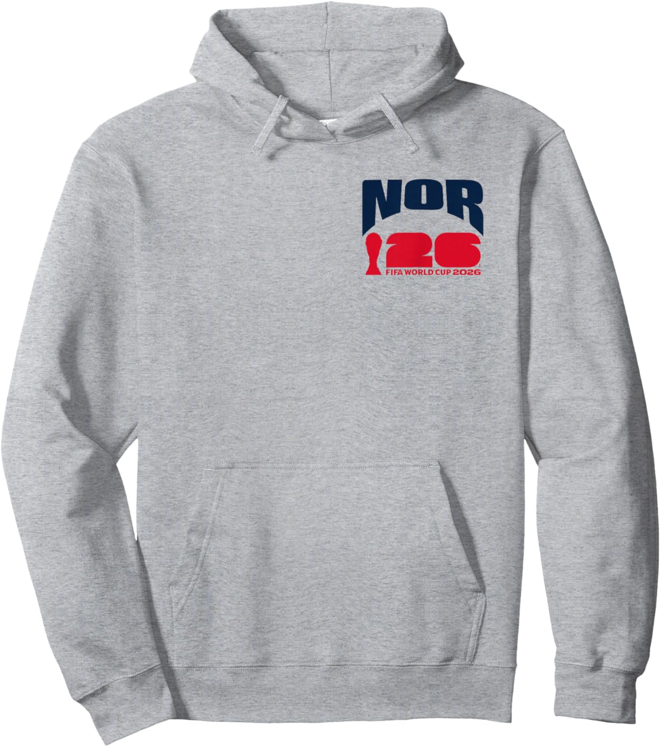 FIFA World CUP26 Norway Ball in Goal Hoodie - Hoodie | Ash
