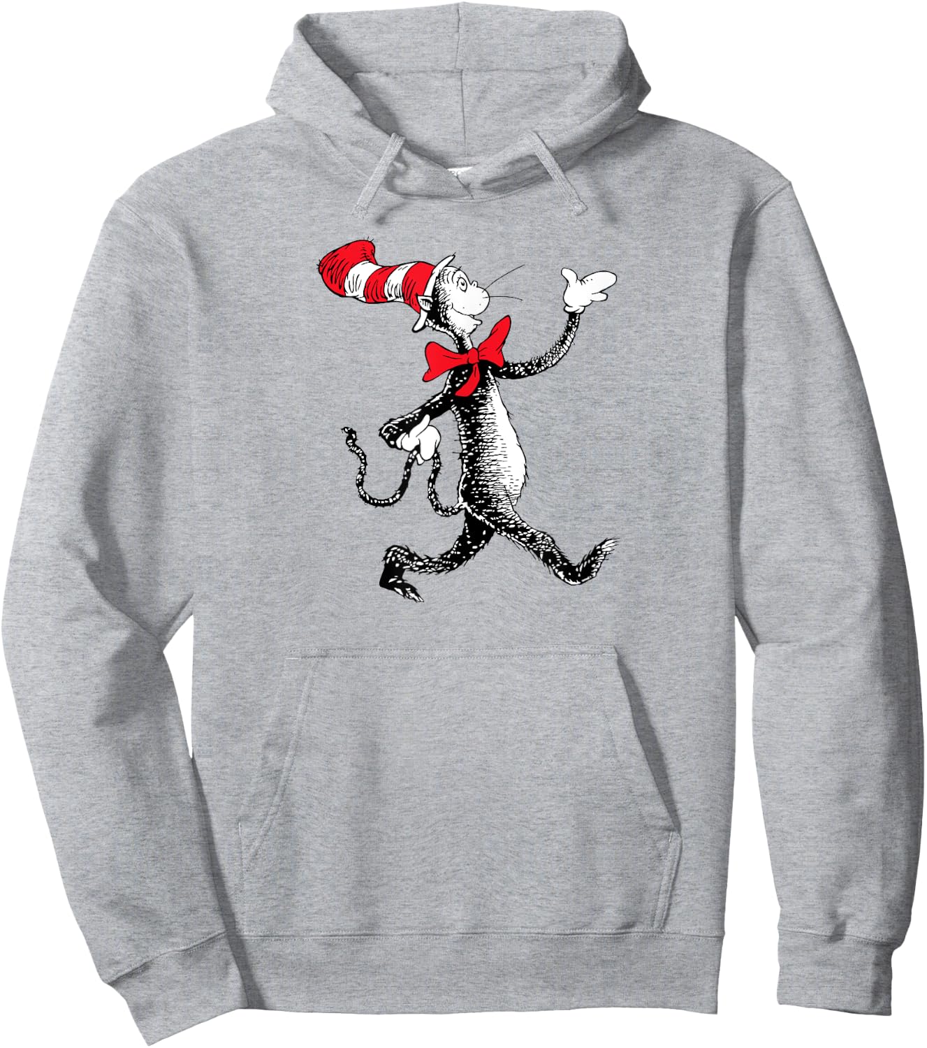 Dr. Seuss Strolling Cat Hoodie - Hoodie | Ash