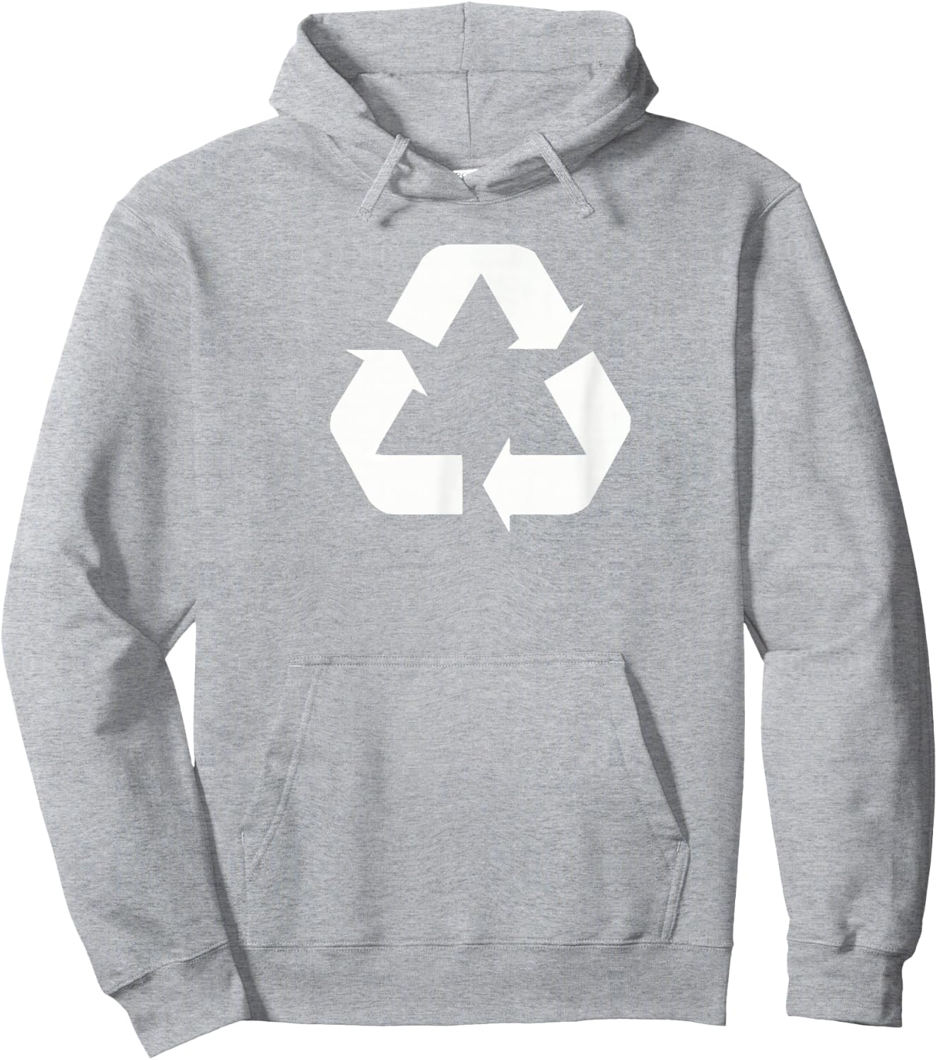 Classic Green-White Recycle Sign Design Standard Hoodie - Hoodie | Ash