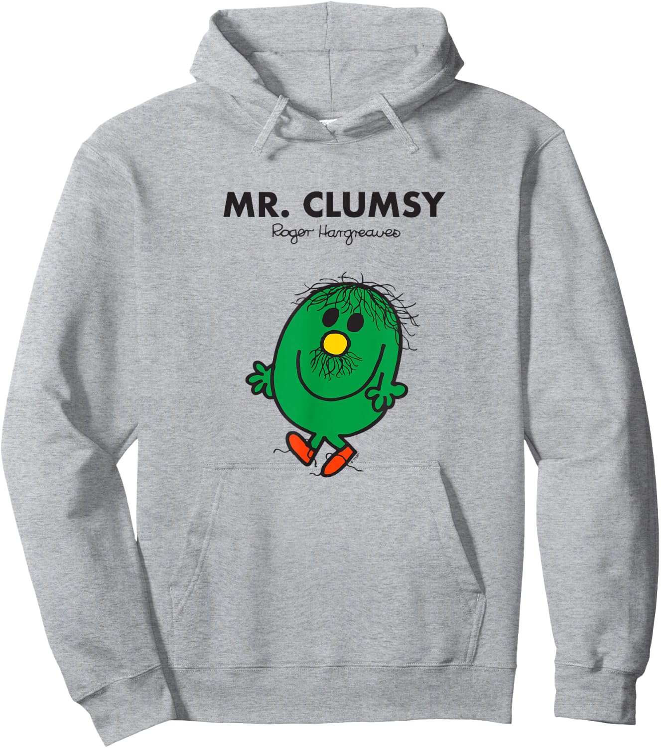 Mr. Men Mr. Clumsy Hoodie - Hoodie | Ash