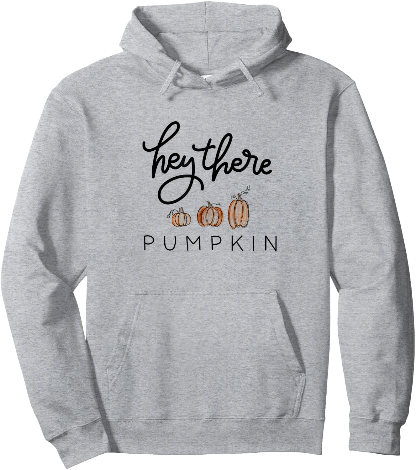 Hey There Pumpkin Hello Halloween Fall Season Hoodie - Hoodie | Ash