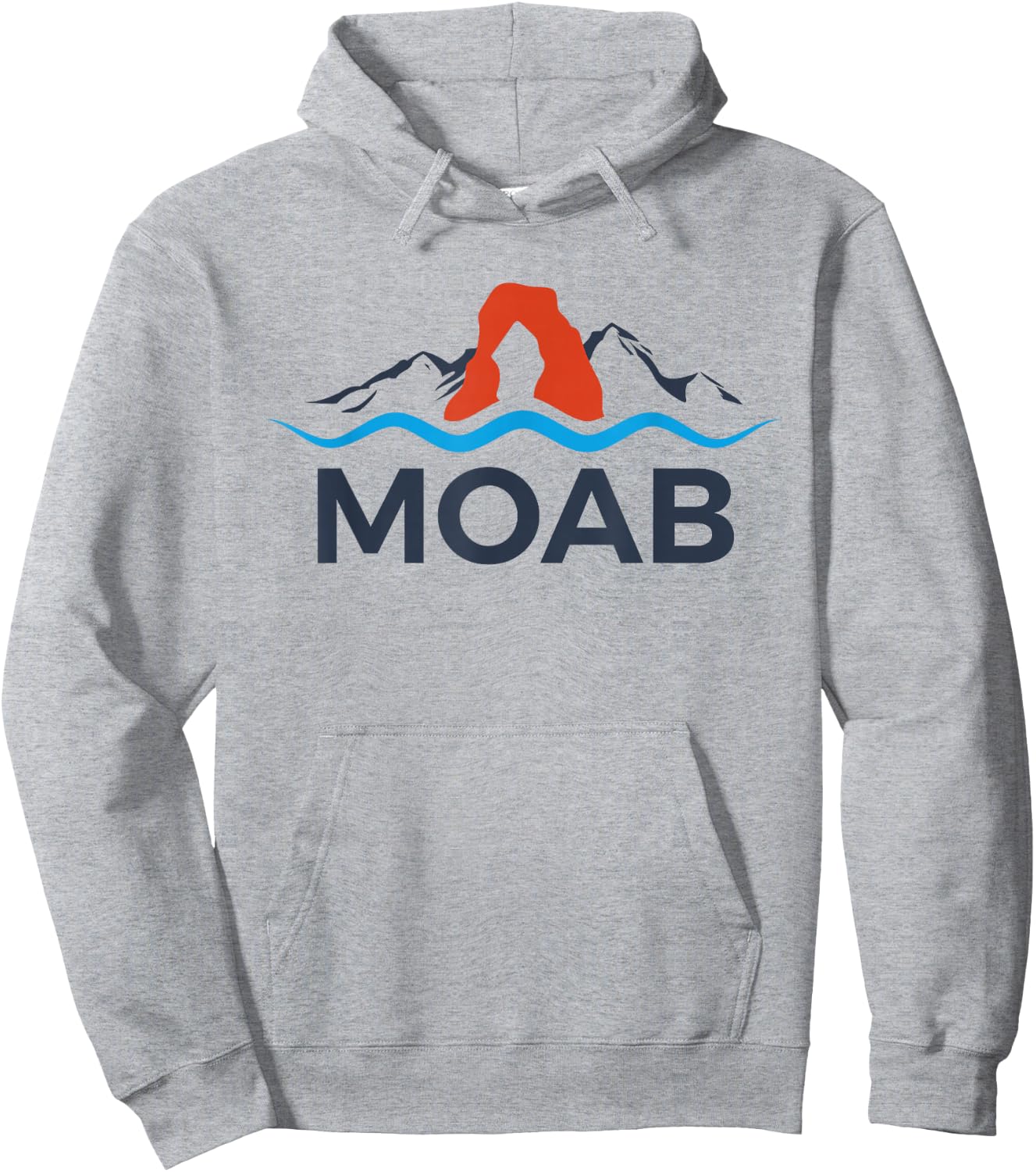 Moab Shirt Moab Utah Arches National Park Hoodie - Hoodie | Ash