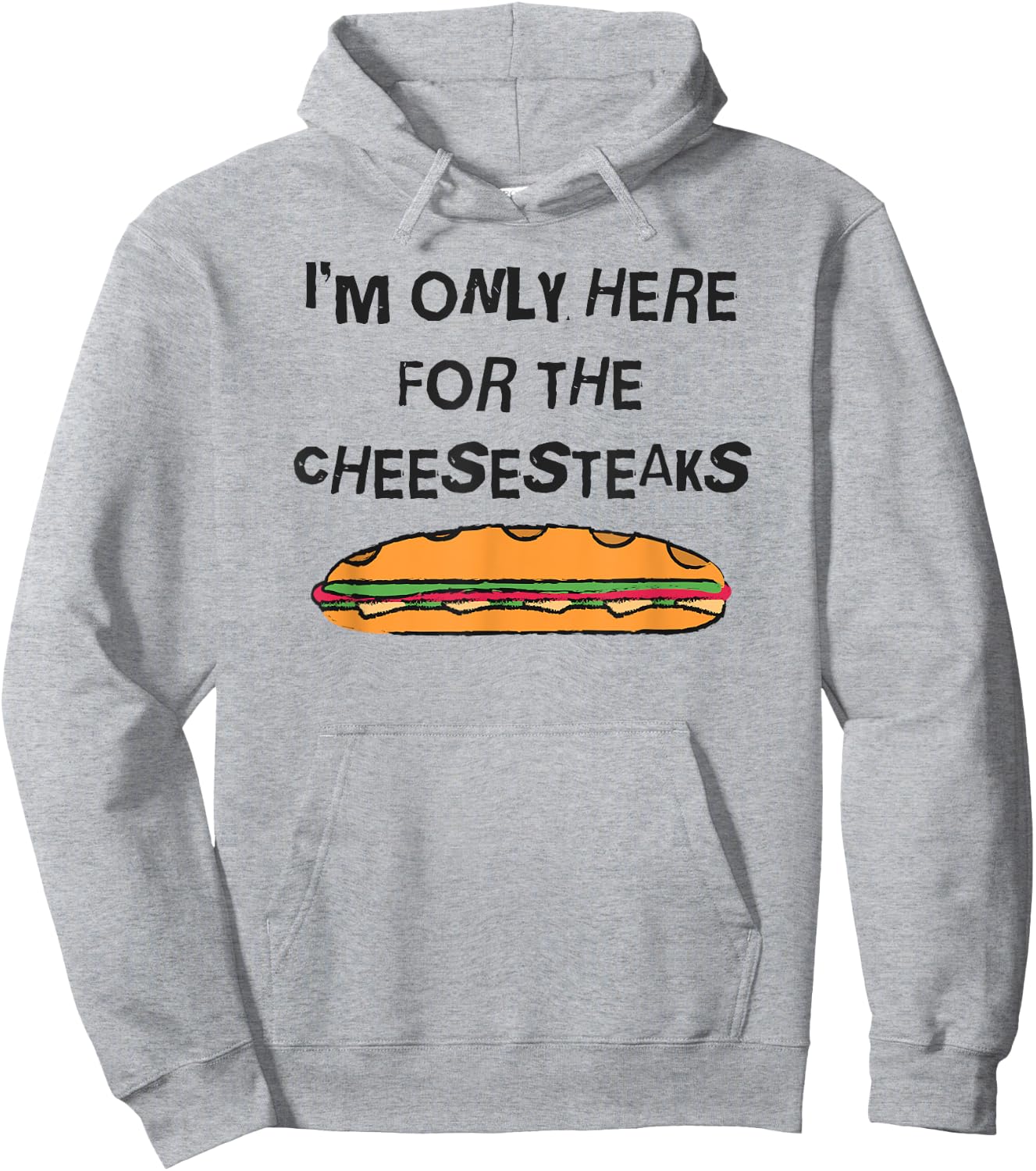 Philly Cheesesteak Philadelphia Pennsylvania Souvenir Shirt Hoodie - Hoodie | Ash