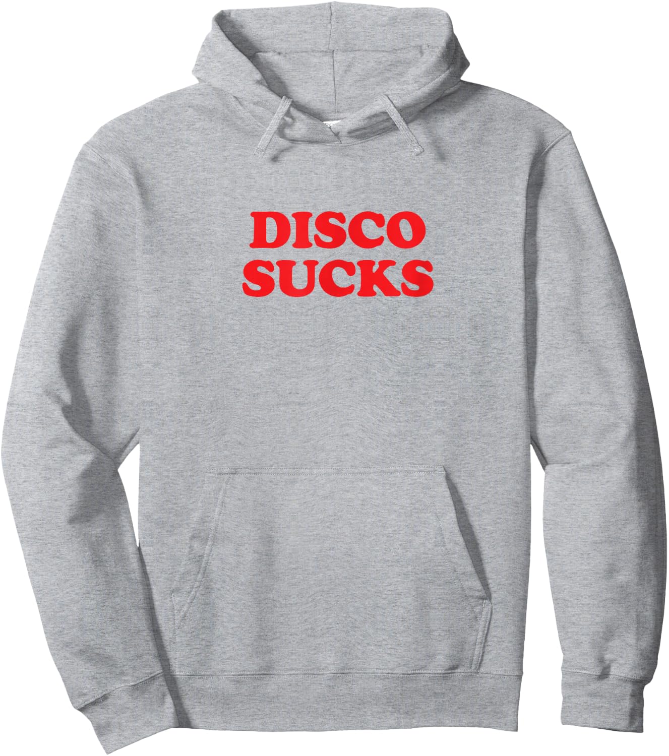 Disco Sucks Shirt Red and White Vintage Slogan Hoodie - Hoodie | Ash