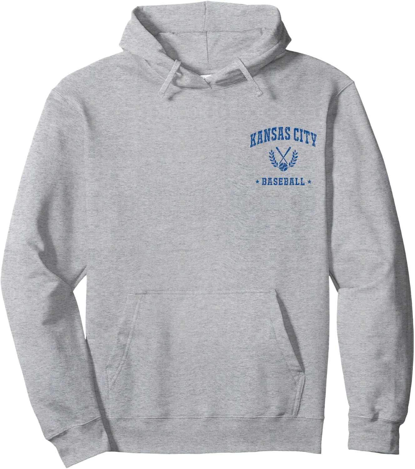 Kansas City Baseball Vintage Gameday Retro Baseball Lover Hoodie - Hoodie | Ash