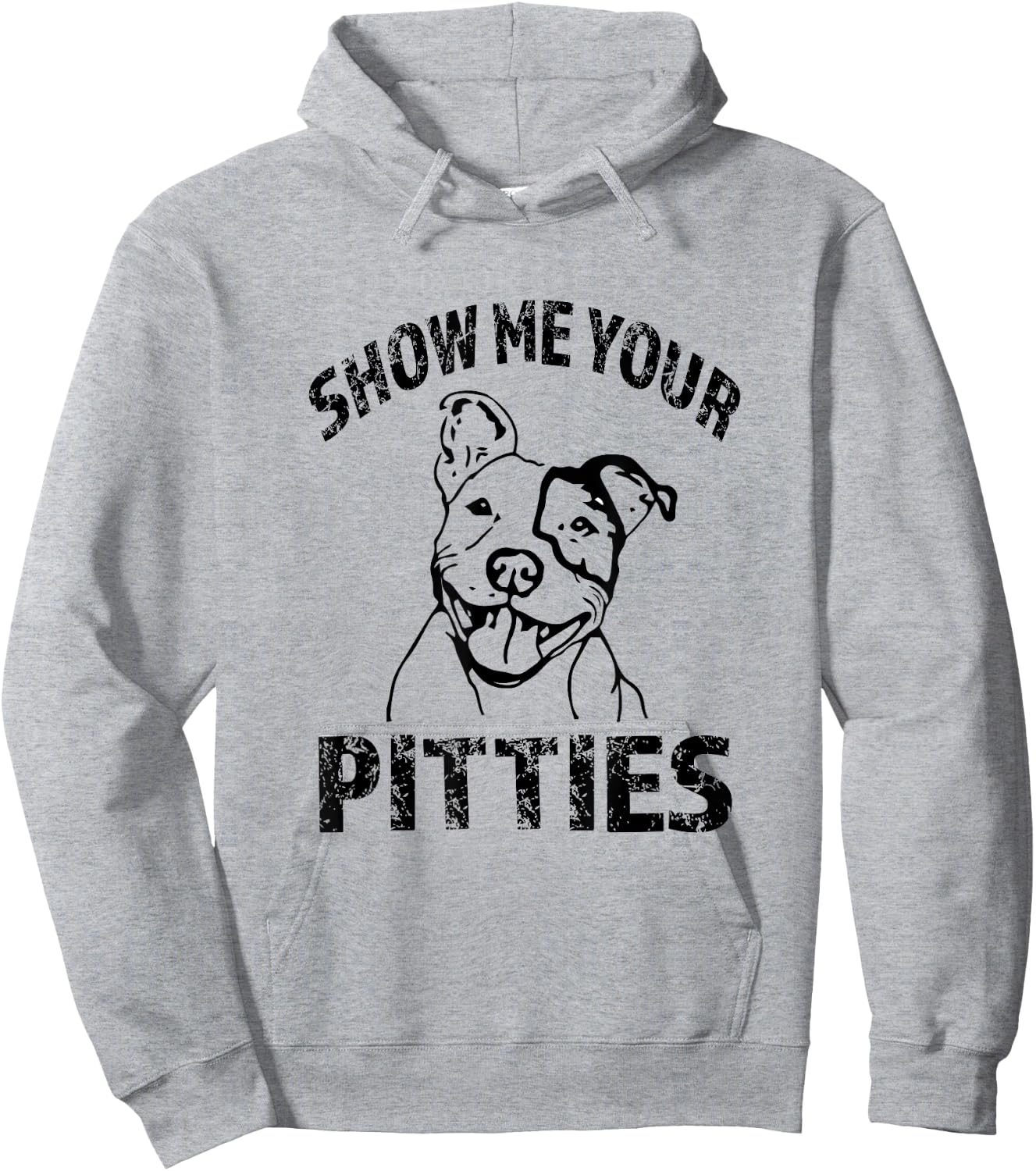Funny Show Me Your Pitties Shirt - Pitbull owner shirt Hoodie - Hoodie | Ash