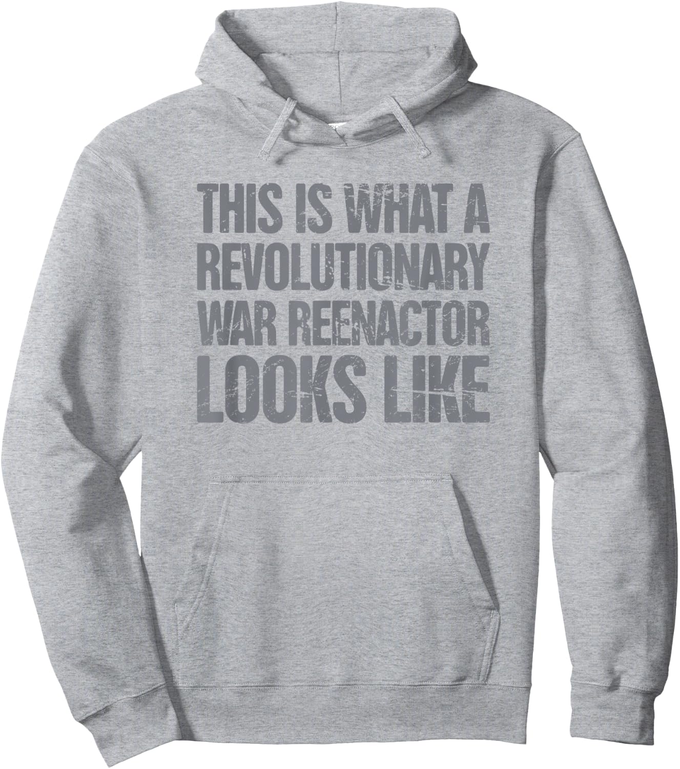 1776 American Revolutionary War | Reenactor Hoodie - Hoodie | Ash