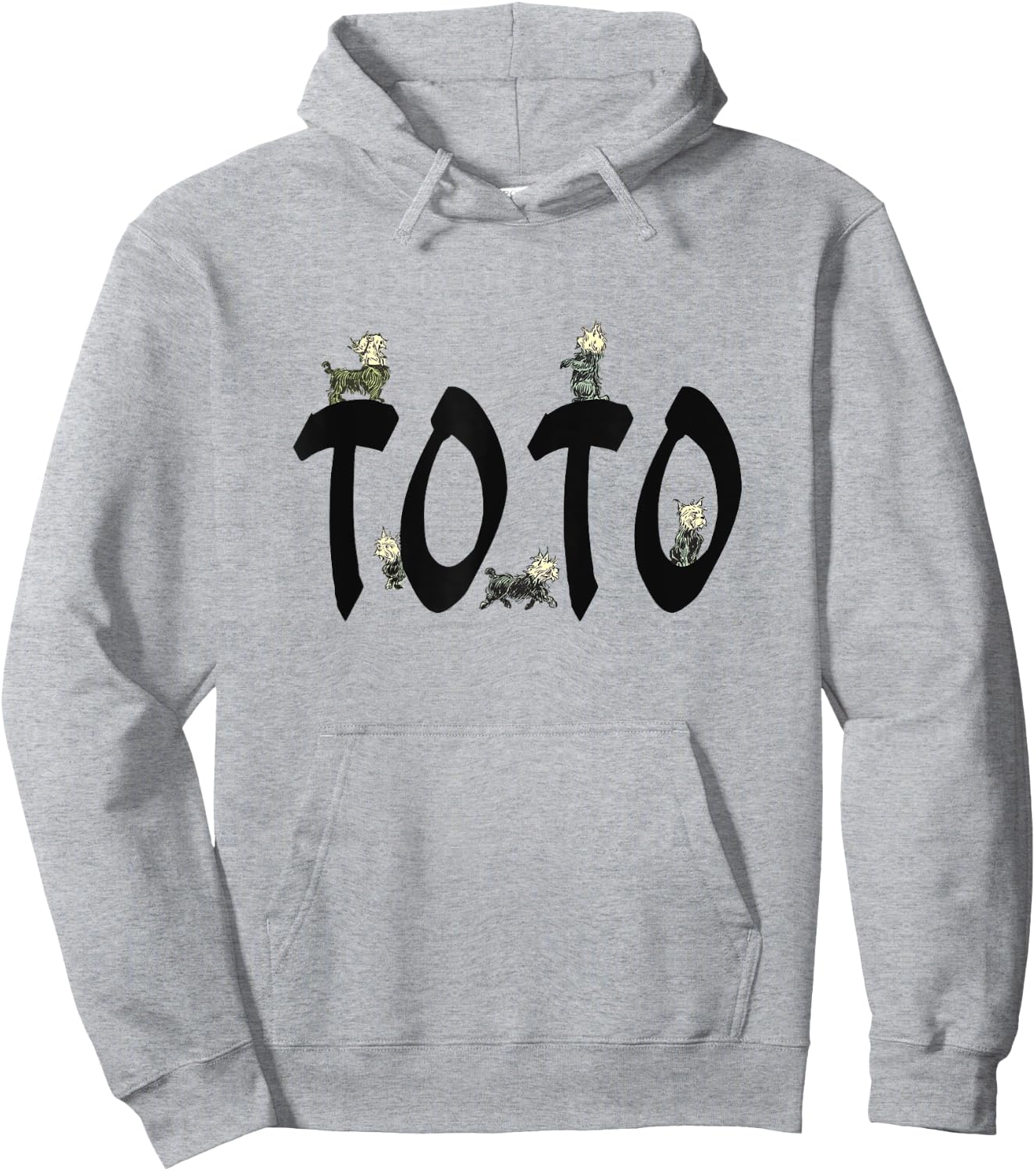 Toto Wizard of Oz, Cute Smart Famous Cairn Terrier Dog Art Hoodie - Hoodie | Ash