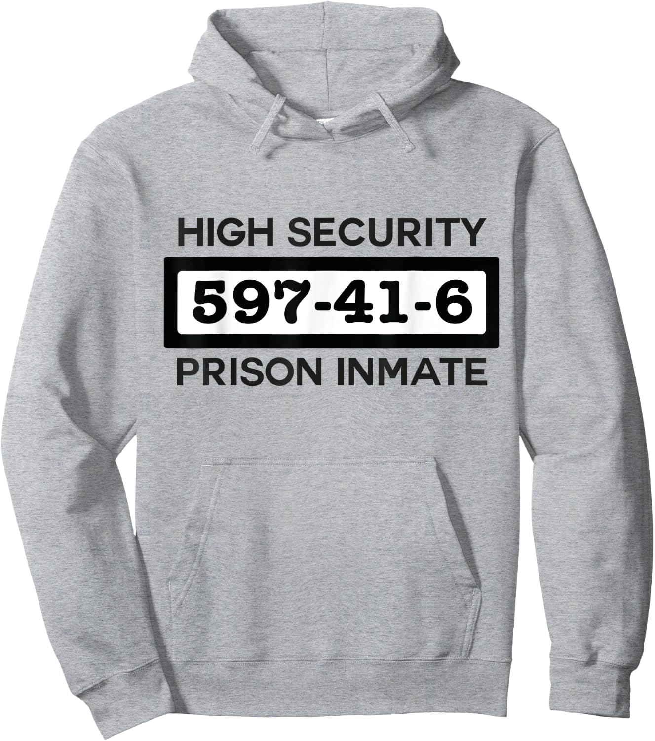 Inmate Halloween Prisoner Jail Costume Adults & Kids Hoodie - Hoodie | Ash