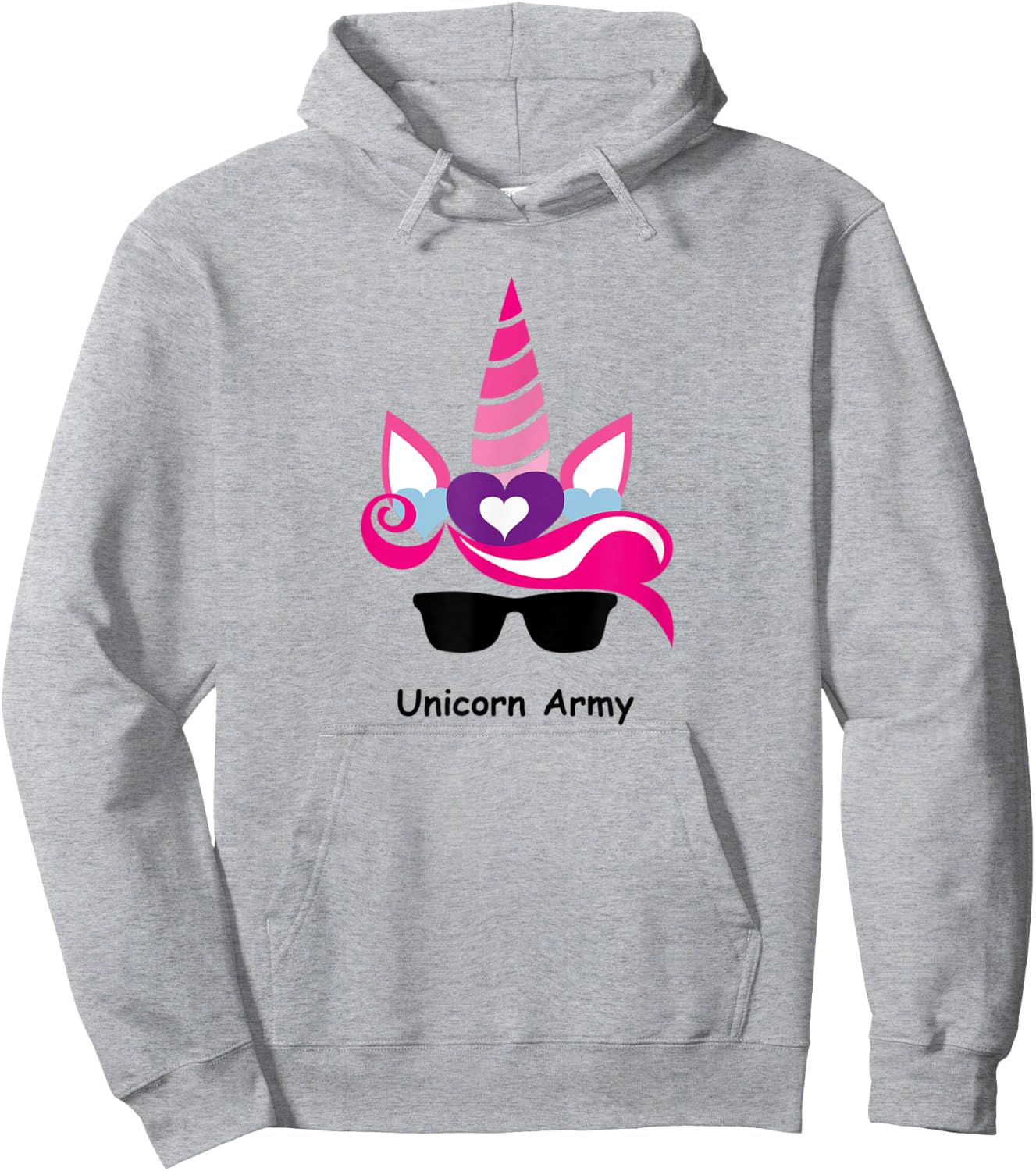 Unicorn Army Hoodie - Hoodie | Ash