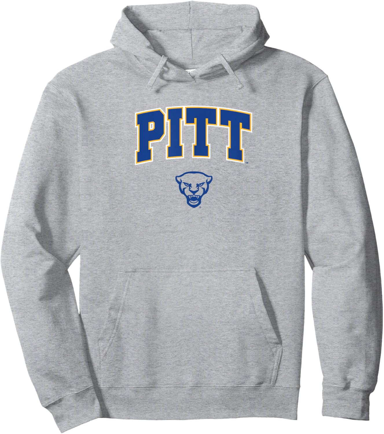 University of Pittsburgh Panthers Arch Logo Hoodie - Hoodie | Ash