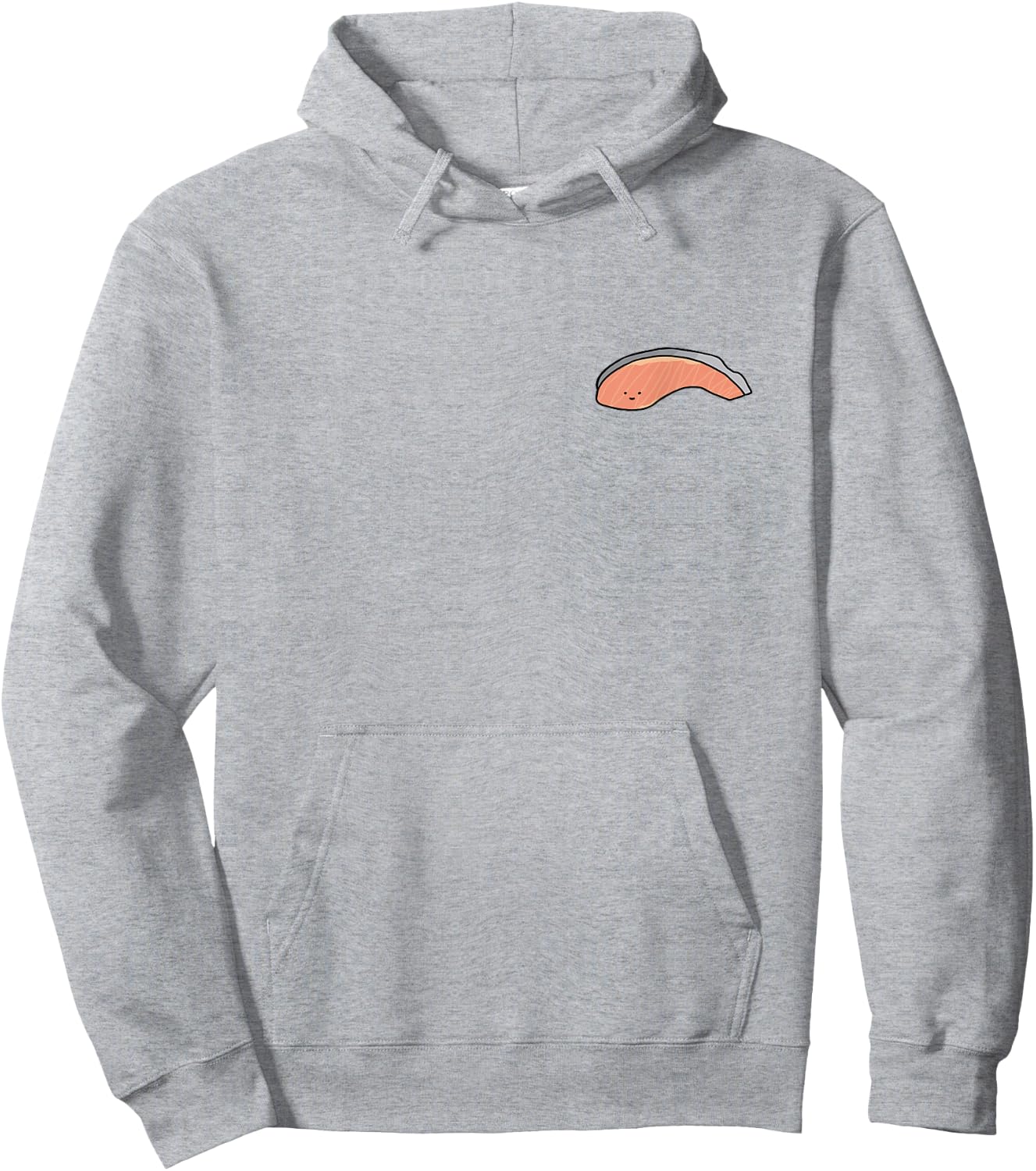 Sanrio Kirimichan Front and Back Logo Shirt Hoodie - Hoodie | Ash