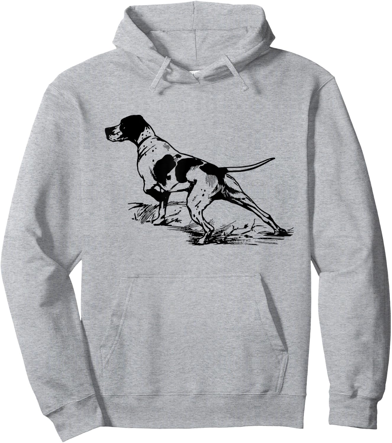 English Pointer Dog Hunting Dog Shirt Men Women Girls Kids Hoodie - Hoodie | Ash