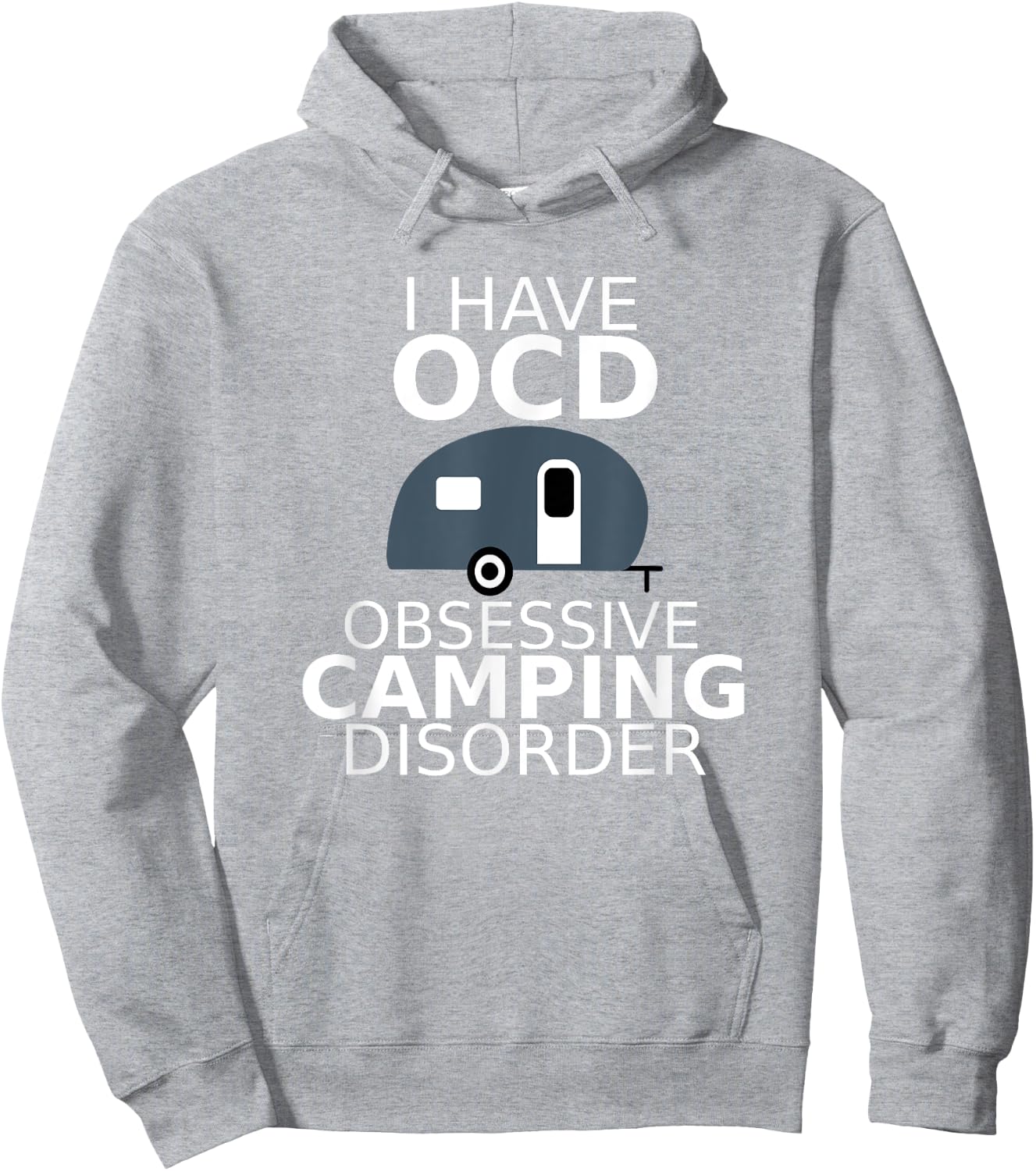 Obsessive Camping Disorder T Shirt Camping RV Vacation Gift Hoodie - Hoodie | Ash