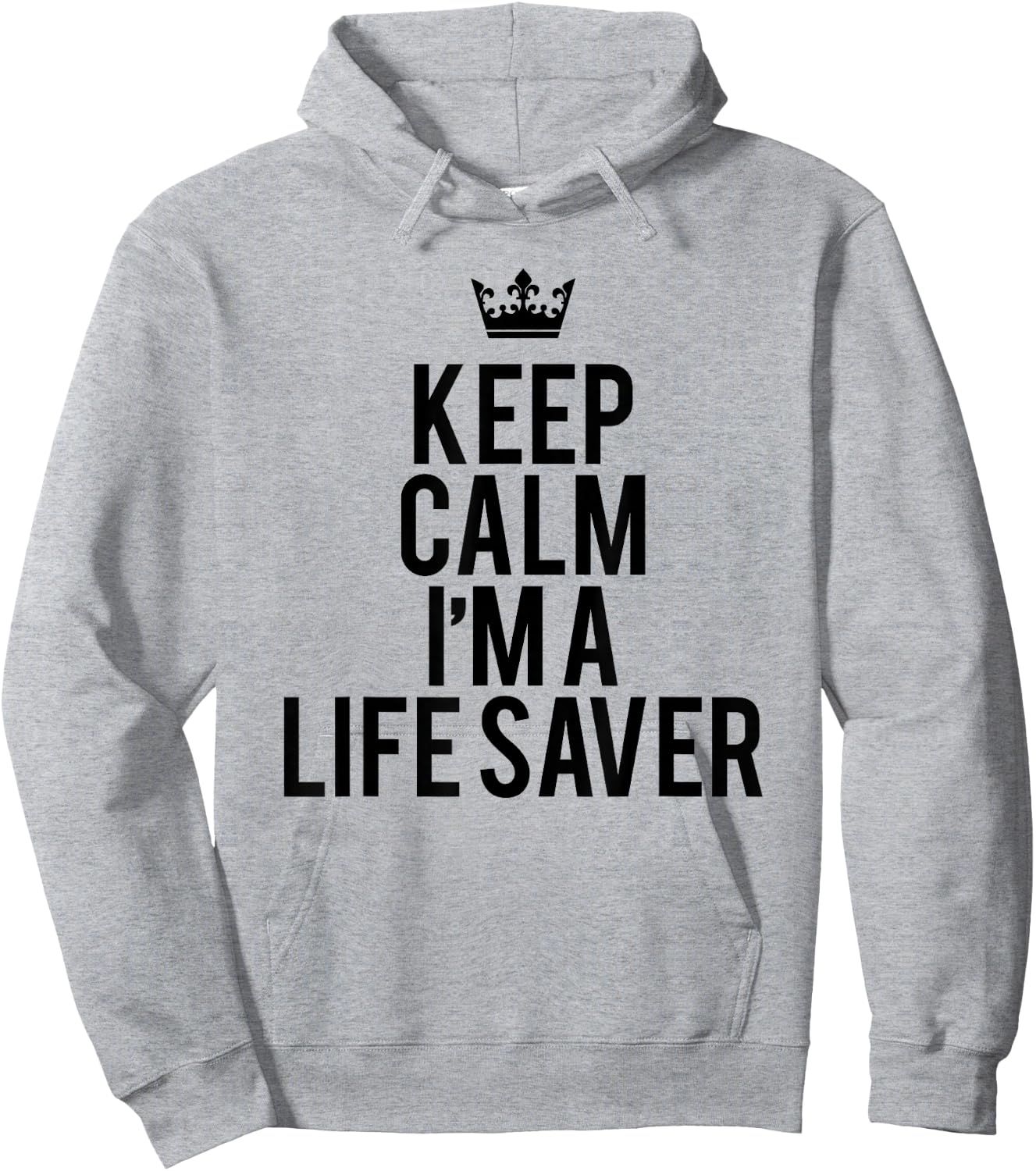 Keep Calm I Am A Life Saver Summer Rescuer Gift Hoodie - Hoodie | Ash