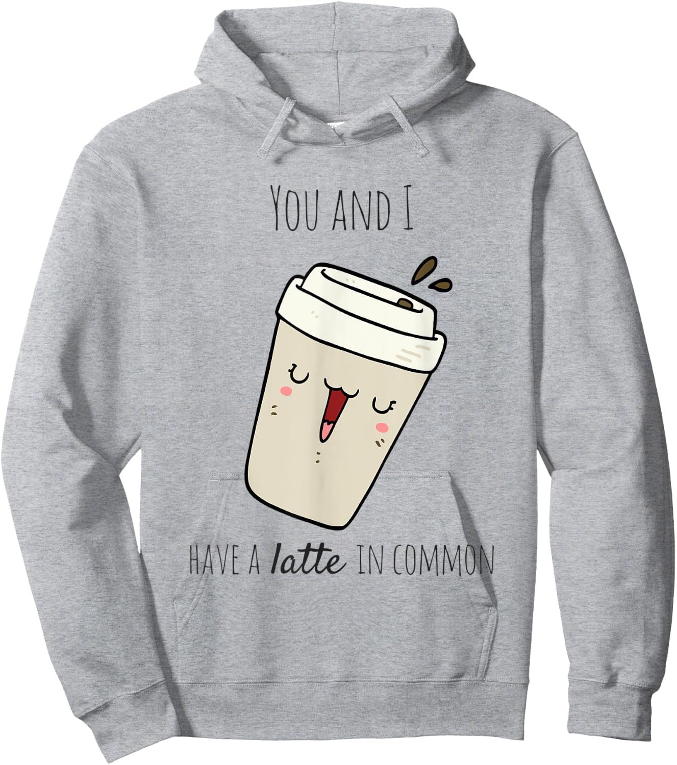 Latte in Common Coffee Lover Hoodie - Hoodie | Ash
