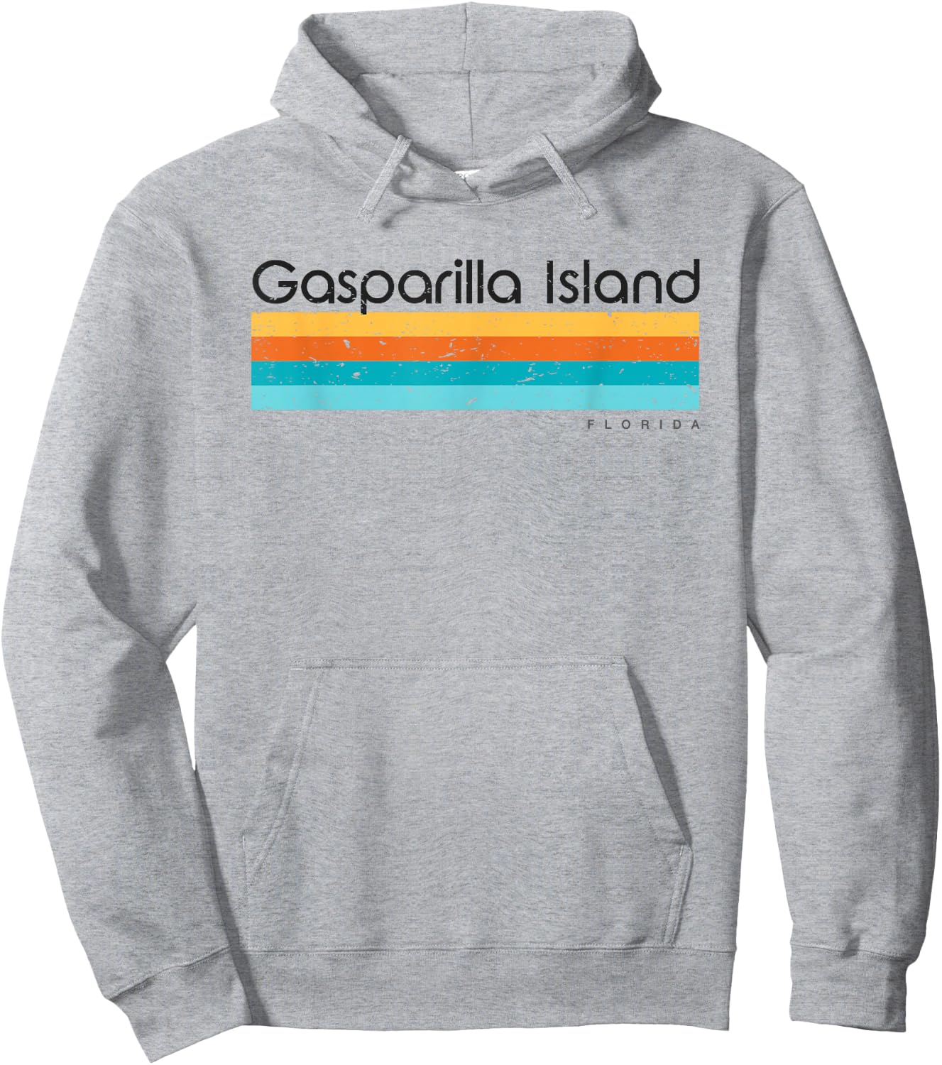 Gasparilla Island Florida FL Vintage Design Hoodie - Hoodie | Ash