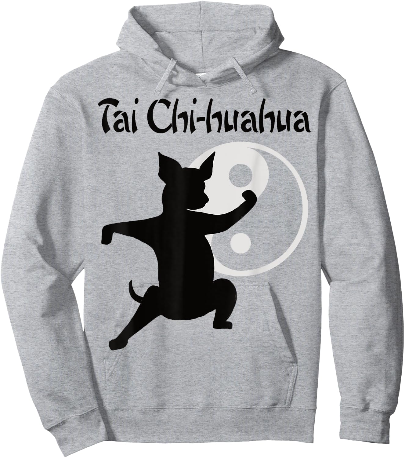 Chihuahua Animals Tai Chi Kung Fu Hoodie - Hoodie | Ash